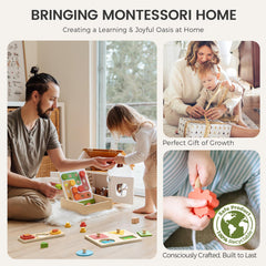 Tiny Land sustainable wood toy emphasizes safe materials for peace of mind.