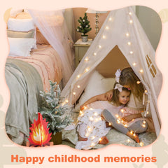 Tiny Land Teepee foldable portable design makes setup and storage easy