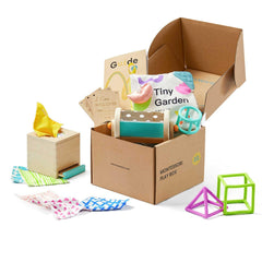 Tiny Land textile drum for baby cause-and-effect play during tummy time