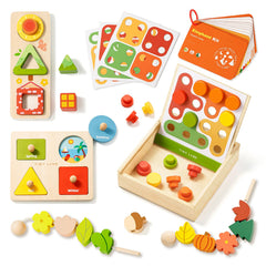 Tiny Land toddler play setup in a cozy space promoting independent exploration.