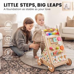 Tiny Land walker adjustable speed dial to tailor support for steady steps