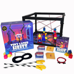 Tiny Laser Heist base game cover with jewels and tiny hands for family nights