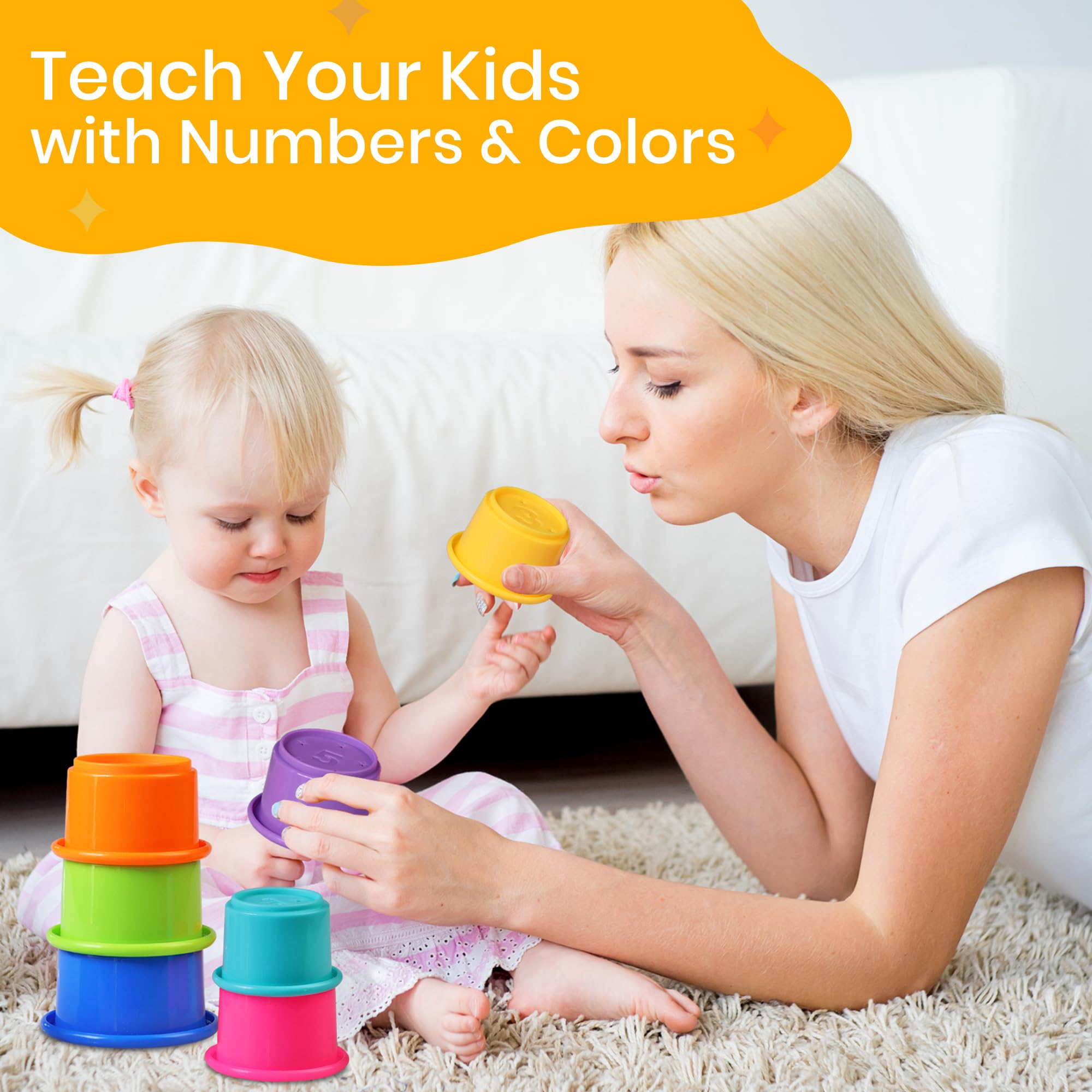 Tiny Tinker cups designed for toddlers 1-3 nurture curiosity during indoor and outdoor adventures.