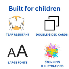 Tiny Worlds I Diplodocus card helps memory and colorful learning experiences.