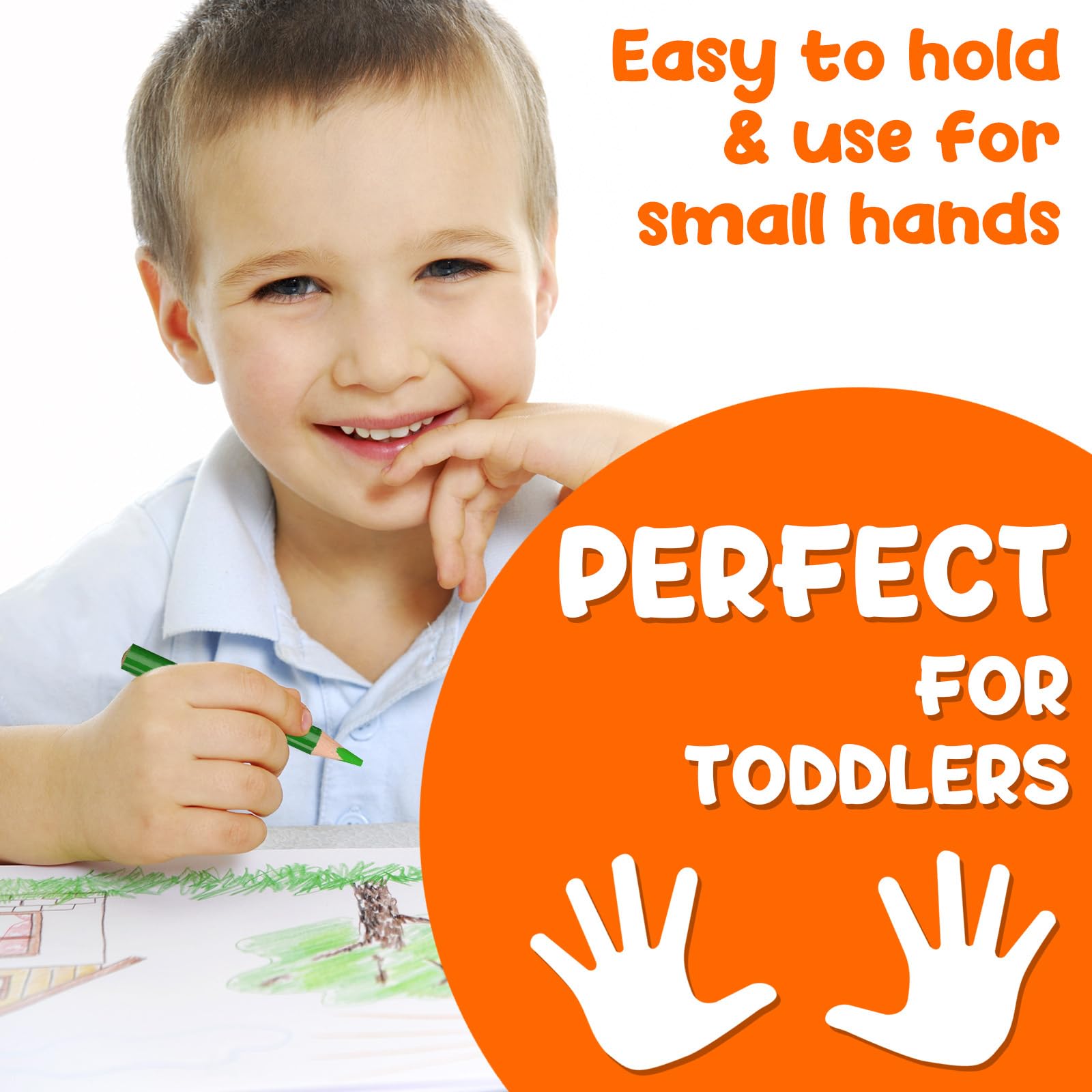 TinyGeeks child holding pencil demonstrates steady grip
