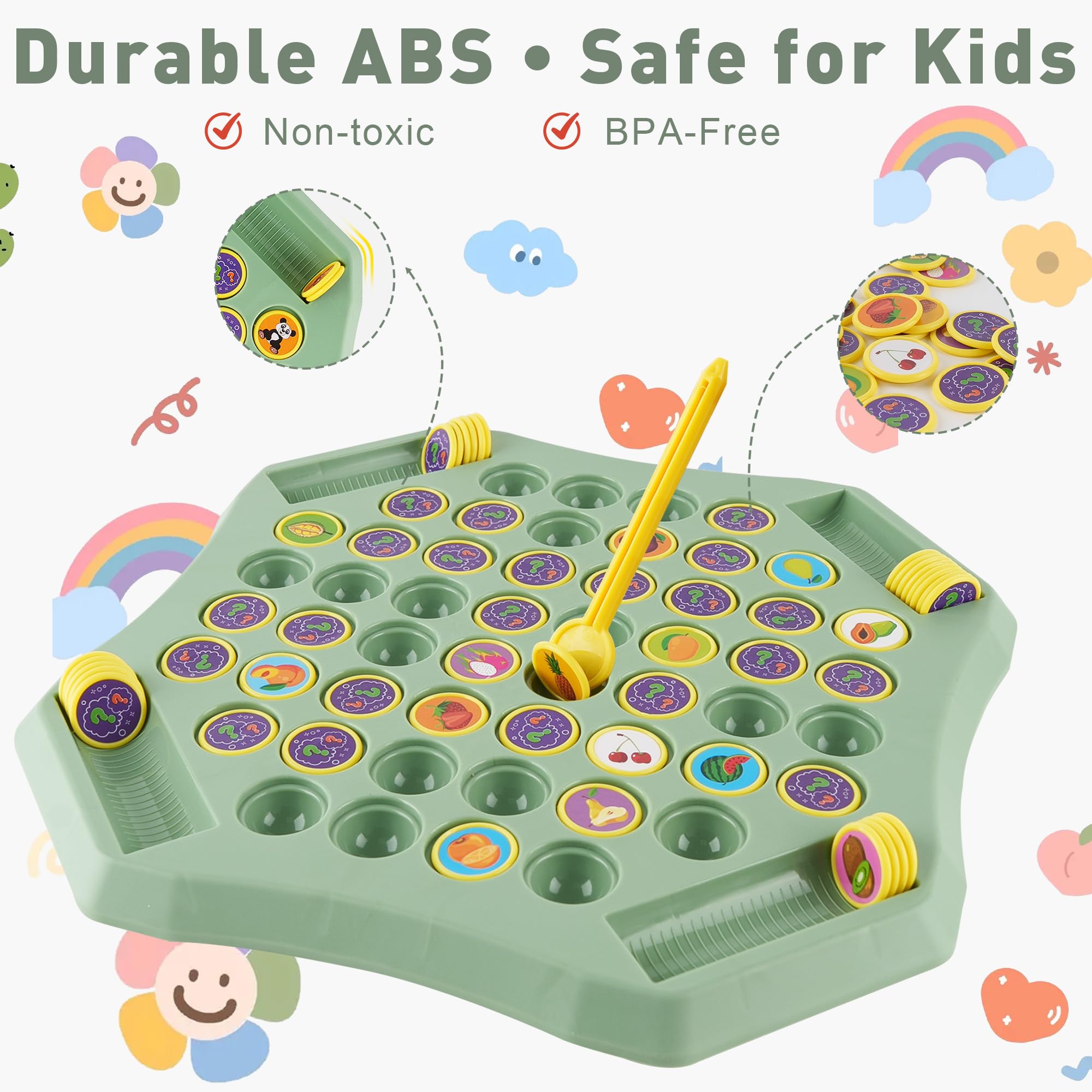 Tinylens DIY sticker sides let kids personalize game pieces.