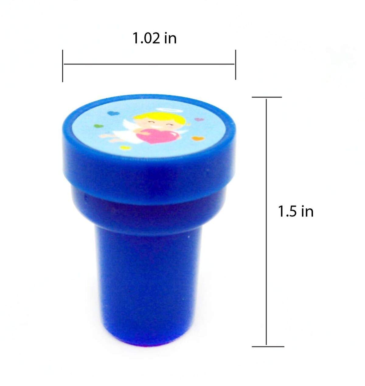 TINYMILLS self-inking stamps deliver quick clean impressions during worship sessions.