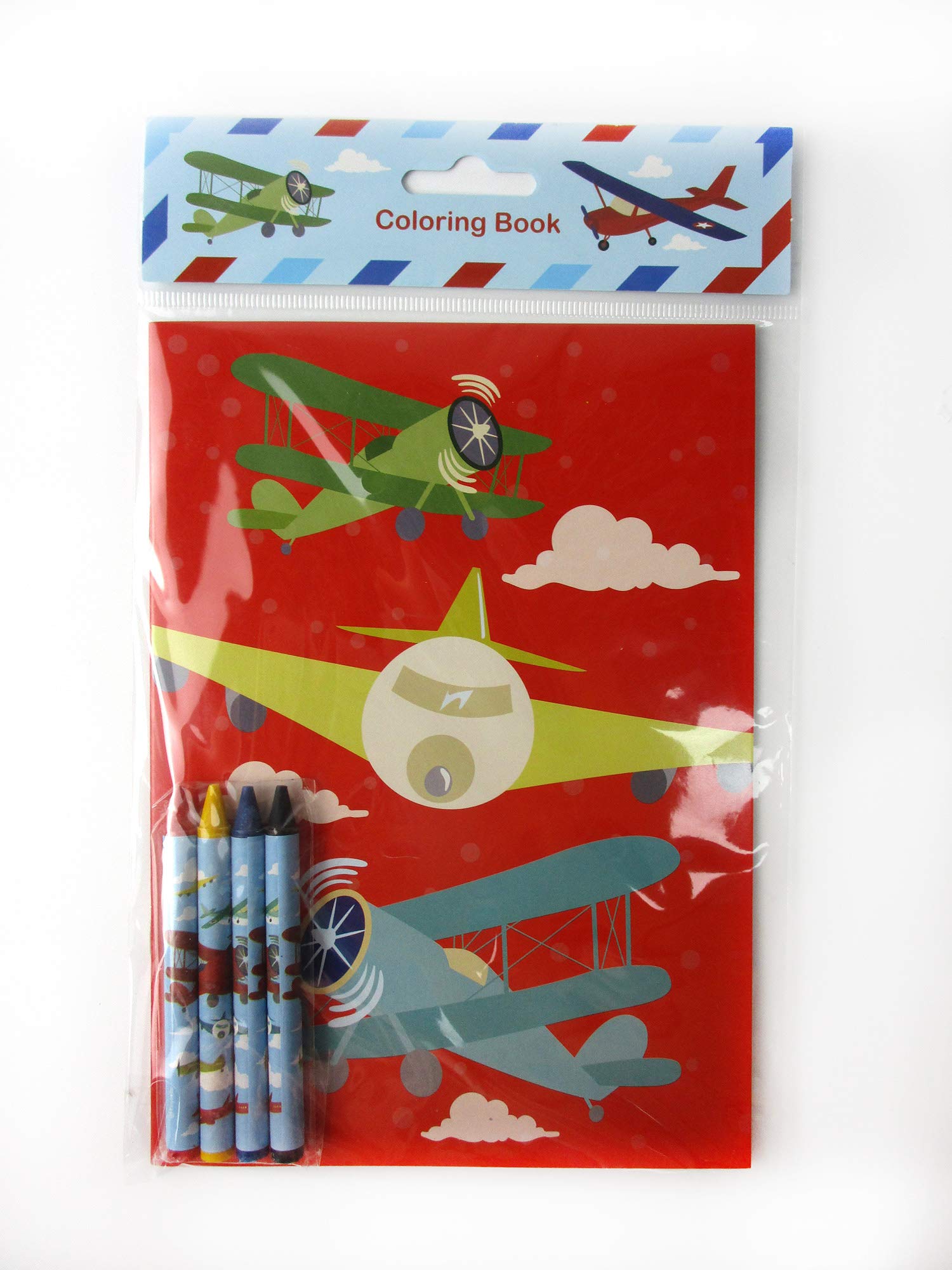 TINYMILLS airplane shape coloring books encouraging imaginative coloring