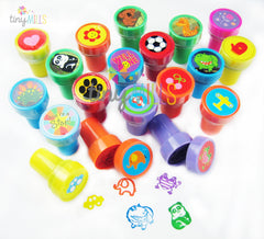 Kids enjoy vibrant designs with safe, BPA-free stamps during crafts.