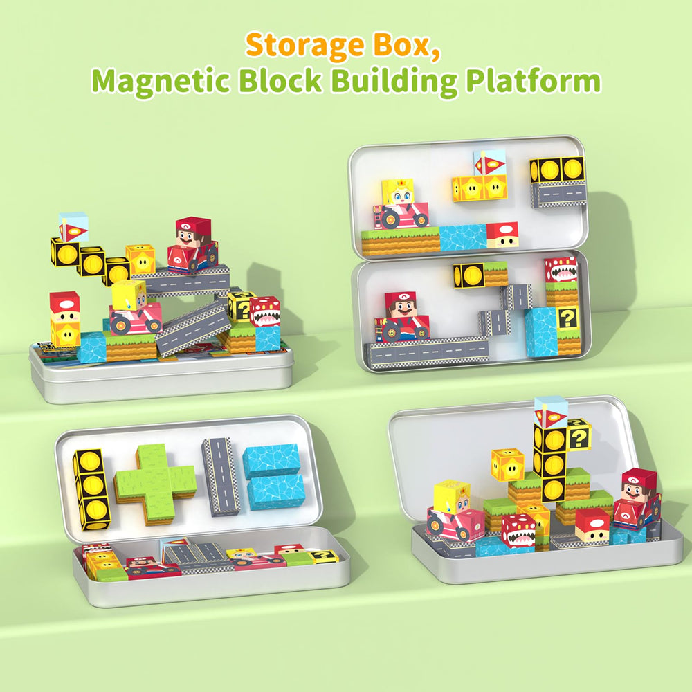 Great gift for ages 3-8 to inspire independent or cooperative play.