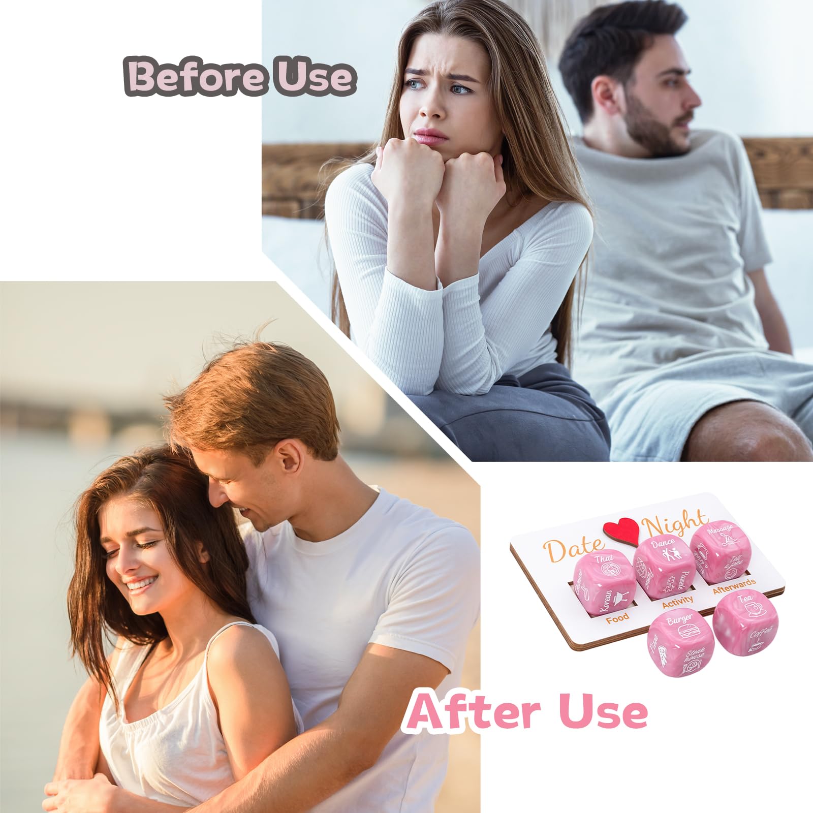 Tinzum Date Night Dice customizable blank die for personal ideas.
