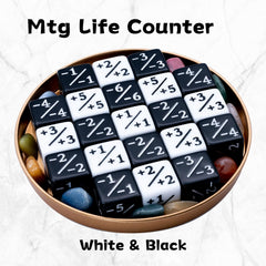 Tinzum MTG keywords dice set velvet pouch for easy storage
