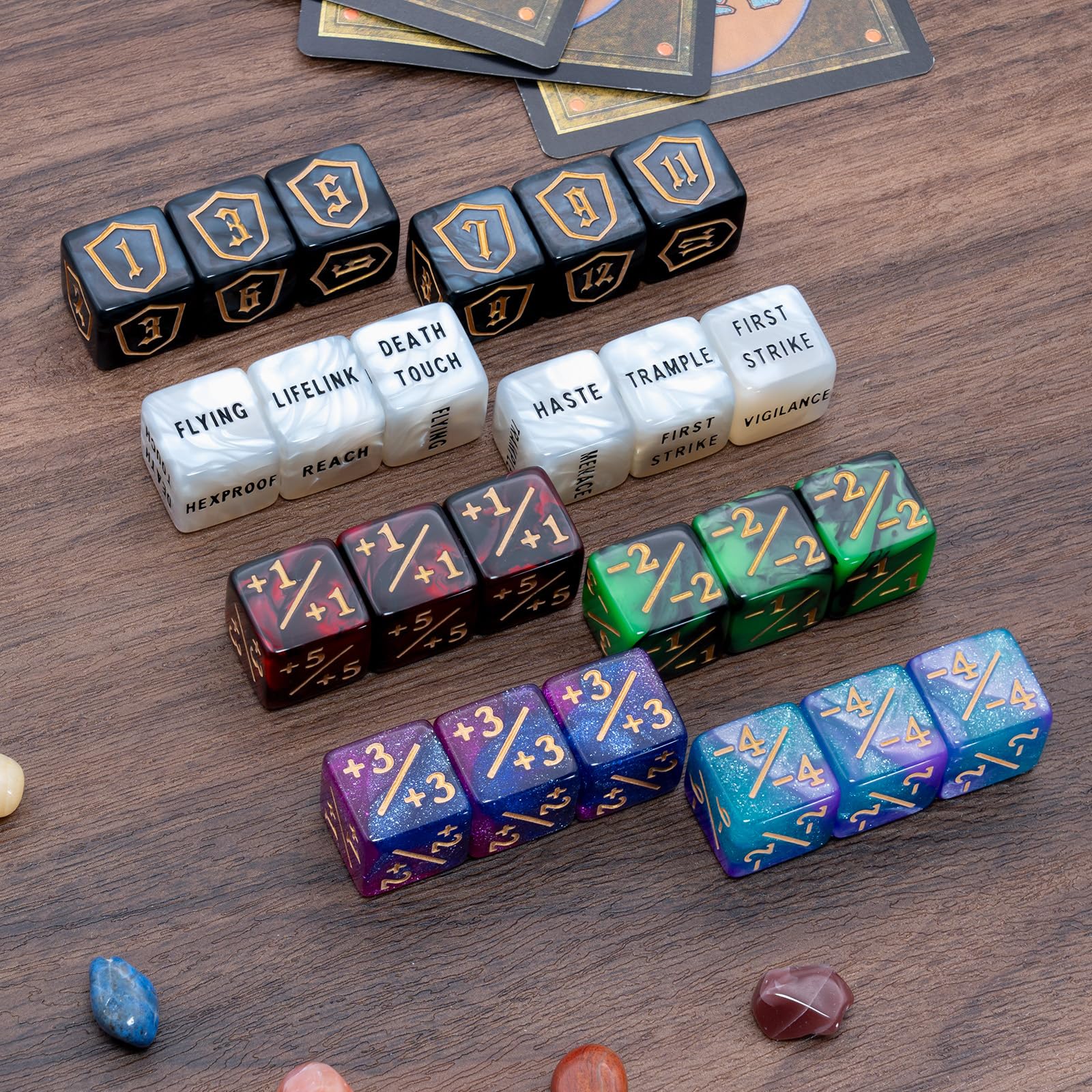 Tinzum starry night color mix adds visual appeal and easy differentiation.