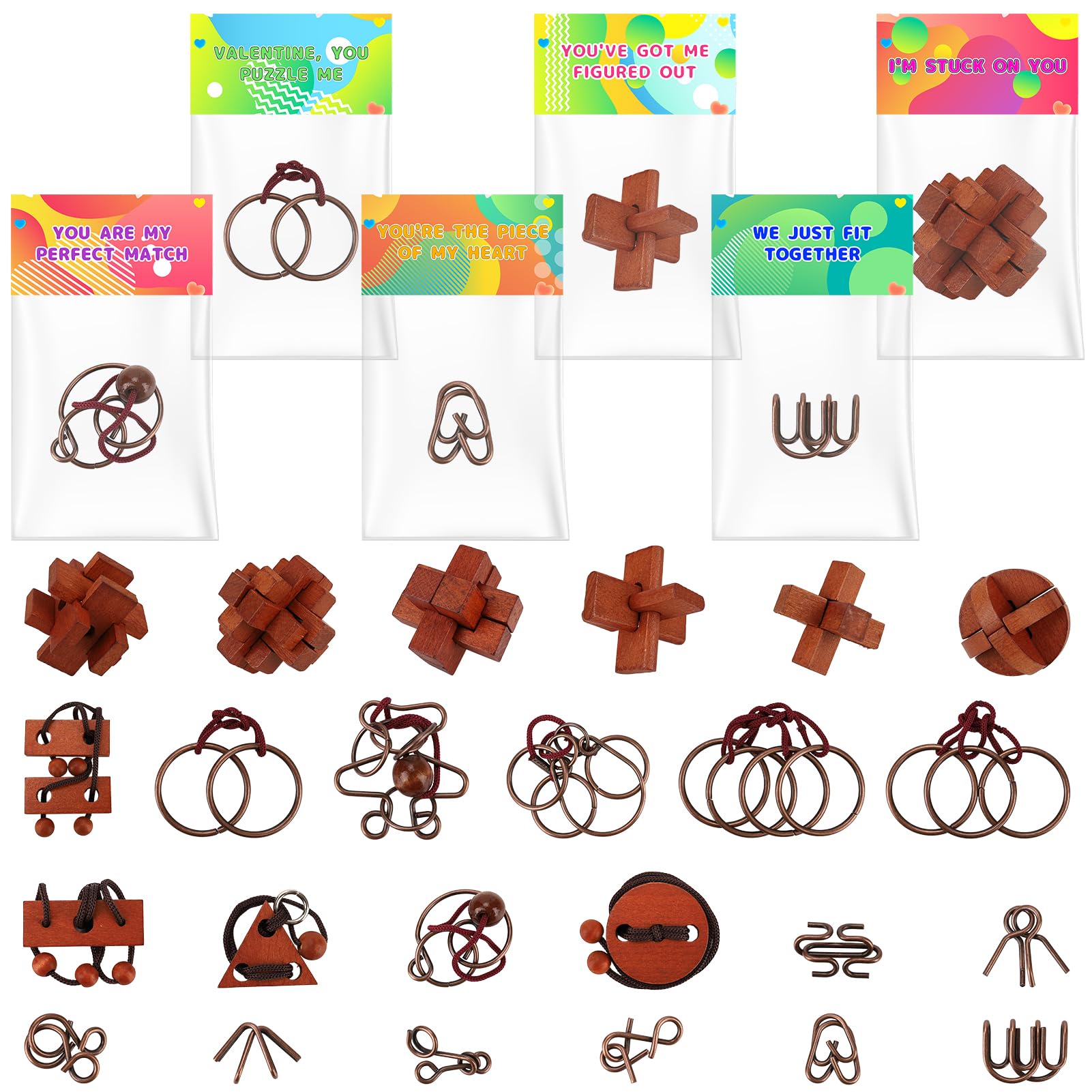 Tiocky wooden puzzle-set image shows interlocking pieces for mindful play.