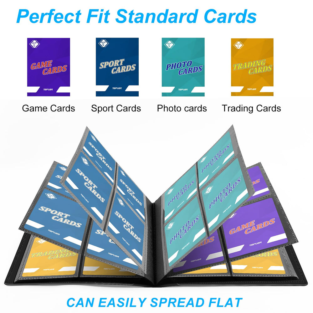 TiopLior acid-free polypropylene material protects cards from bending.