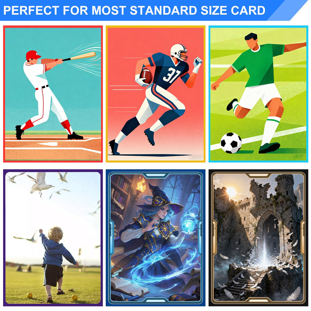 TiopLior color-coded sleeves help organize a growing card collection.