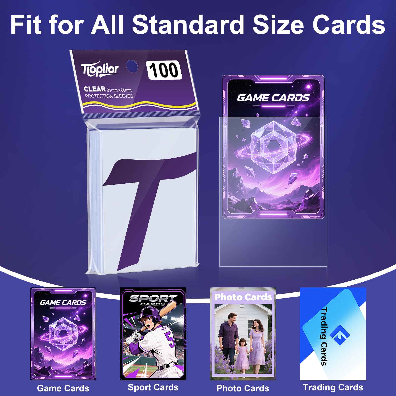 TiopLior high-capacity packs simplify organizing decks and collections.