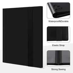TiopLior elastic strap closure keeps cards secure during transport.
