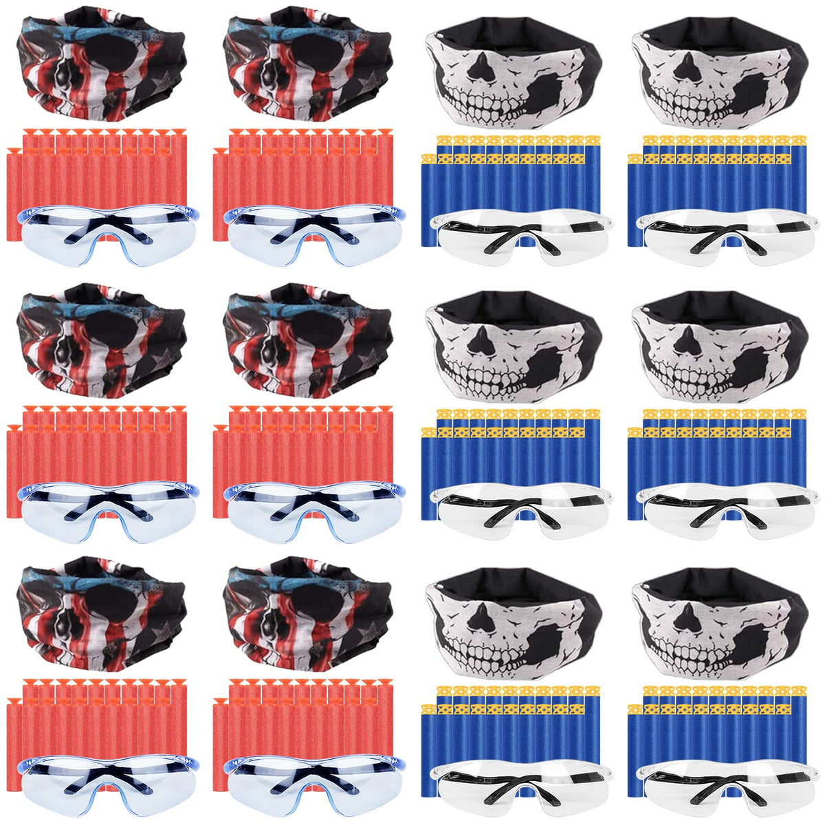 TiopLior Nerf gun party sets package for action-ready, safe play.