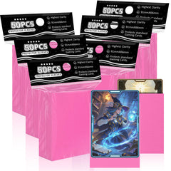 TiopLior pink 66x91mm card sleeve protects MTG cards during play.