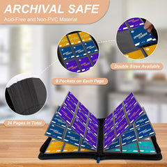 TiopLior binder with 24 double-sided pages for easy sorting