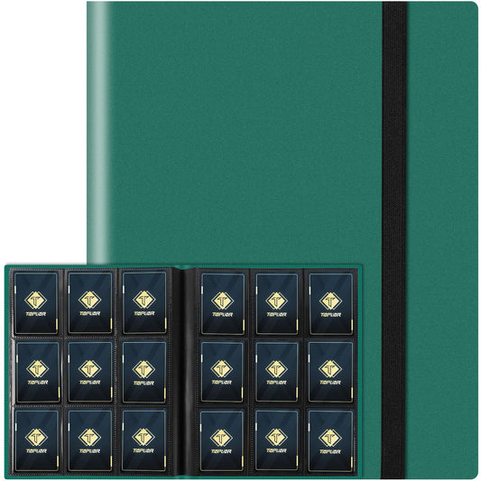 TiopLior trading card binder front view with 360 pockets for organized collections