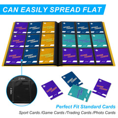 TiopLior binder pocket layout supports safe card storage.