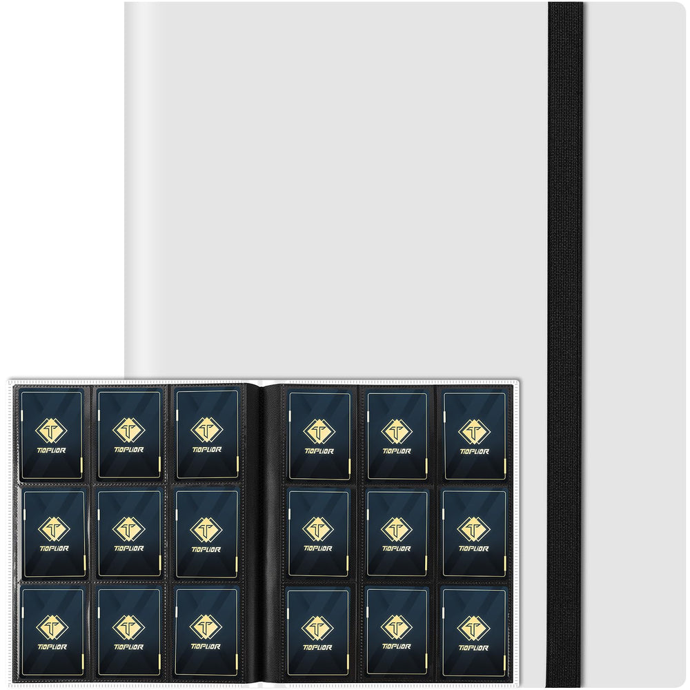TiopLior trading card binder with 360 pockets keeps cards organized.
