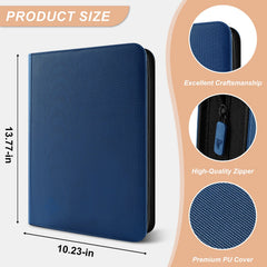TiopLior blue spine view showing sturdy construction for protection