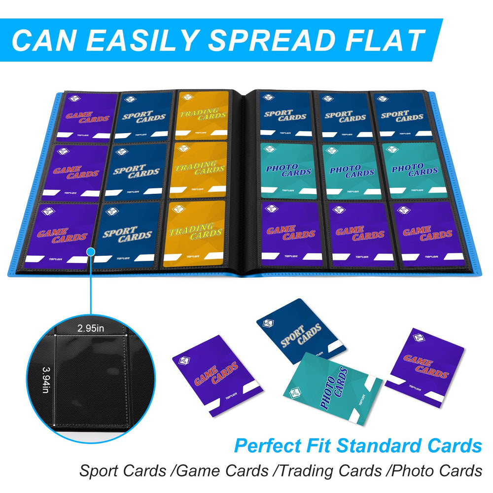 Durable polypropylene construction protects cards from bending and creasing