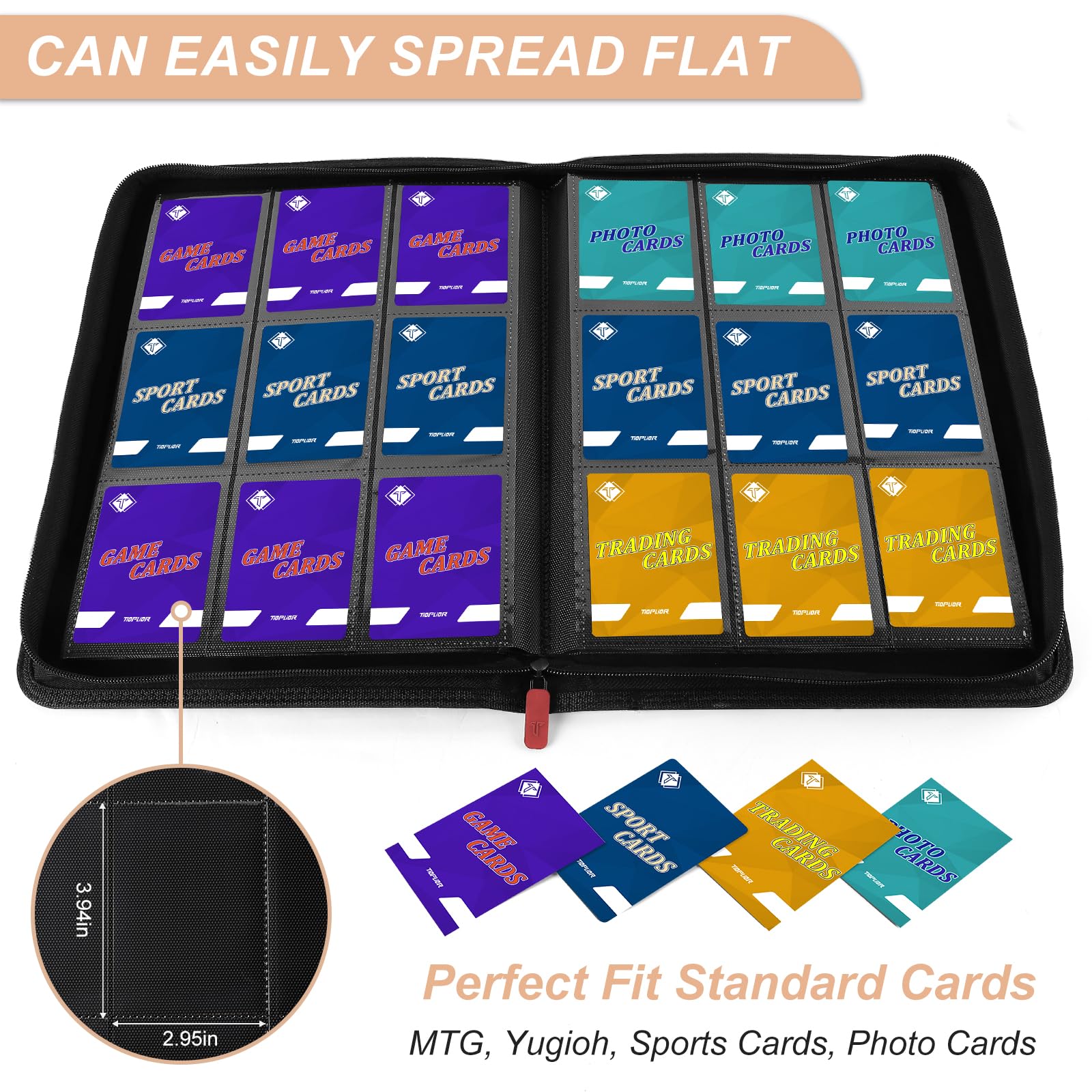 TiopLior makes it easy to insert and remove cards without damage.