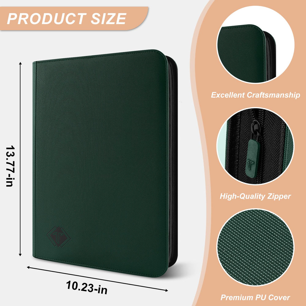 TiopLior binder spine view shows compact, portable design
