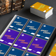 TiopLior durable polypropylene material protects card edges.