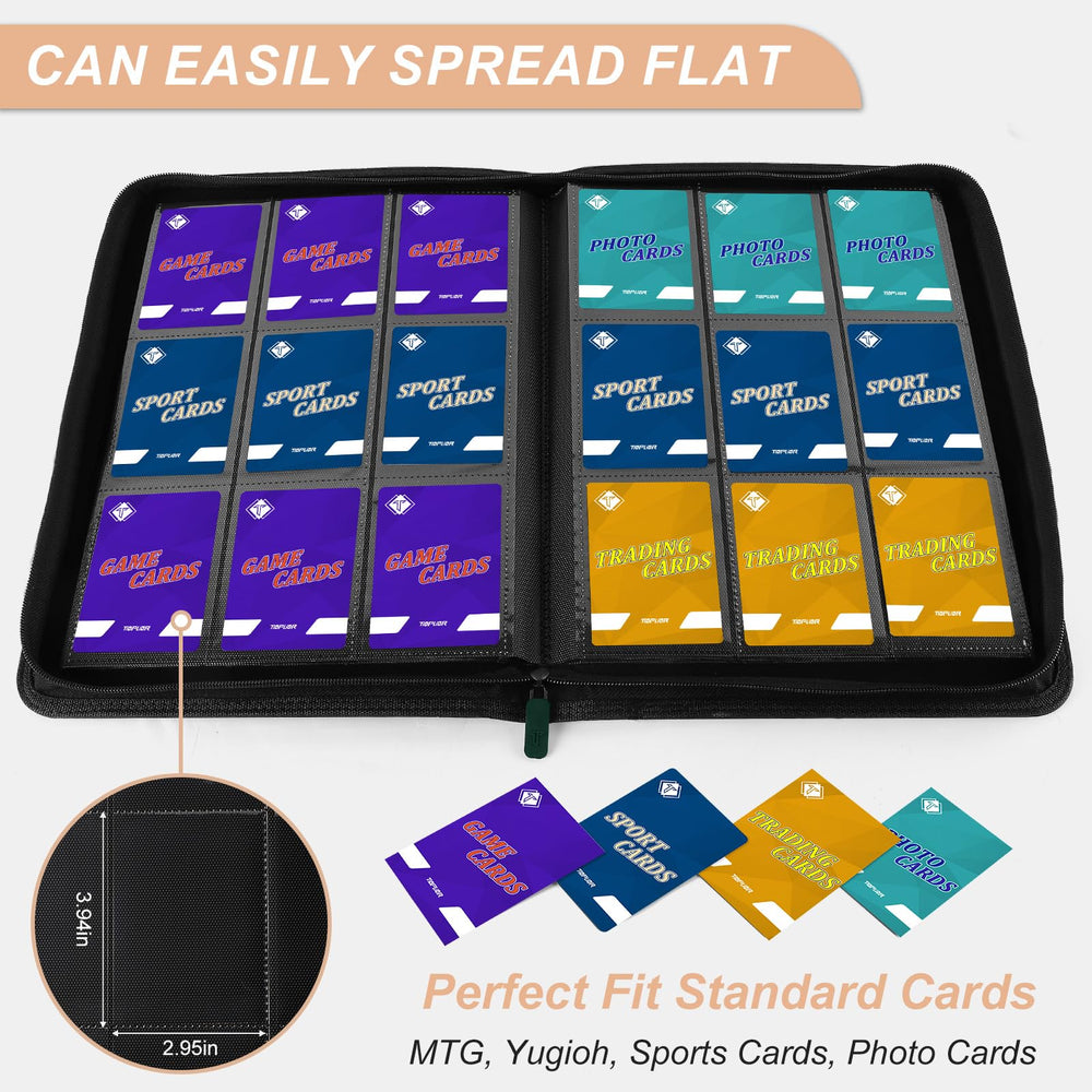 TiopLior standard 2.5 x 3.5 inch pockets fit most cards