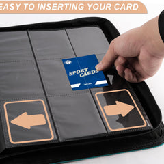 TiopLior inside pages reveal 9-pocket slots for easy organization