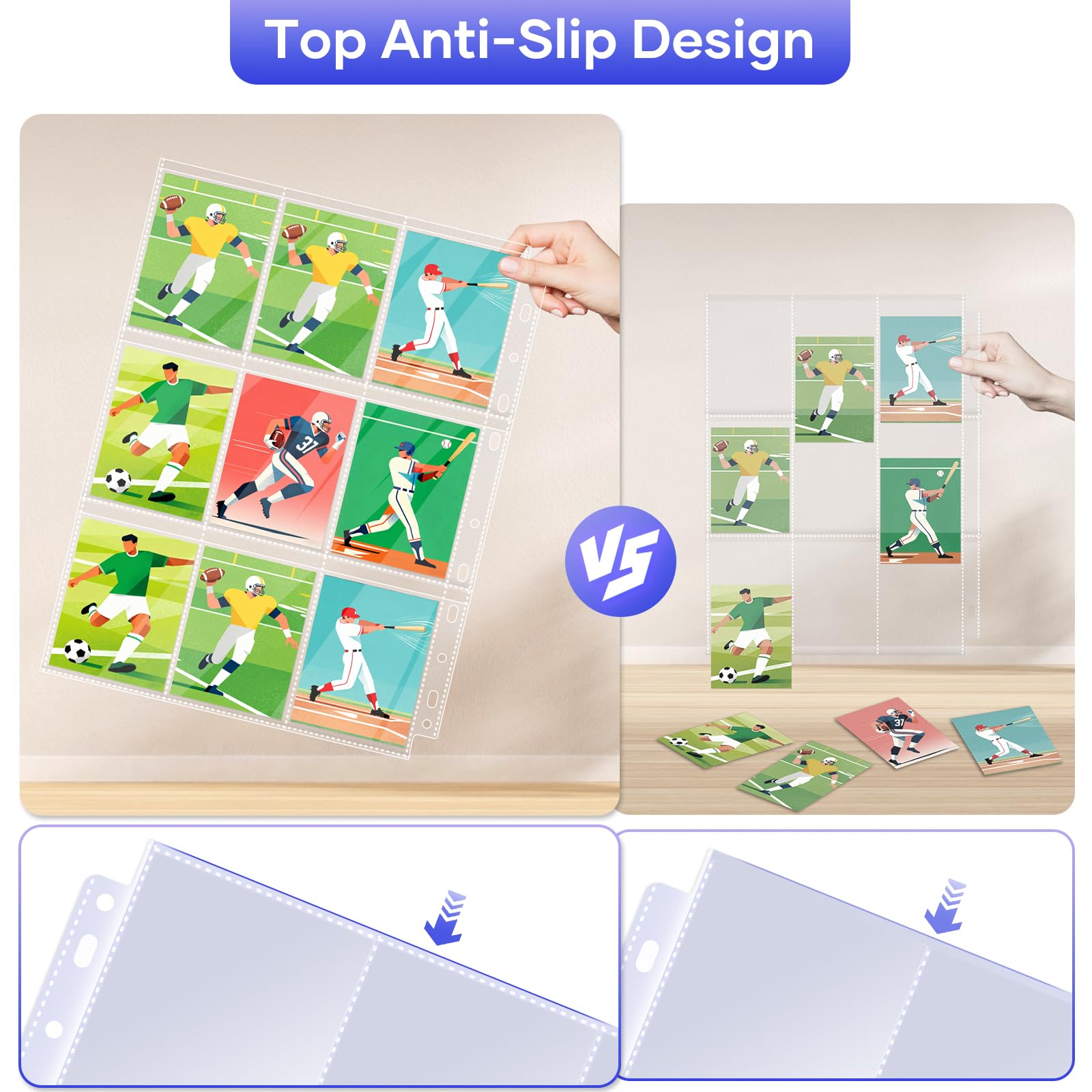 TiopLior wide compatibility with MTG, Yugioh, baseball cards and more.