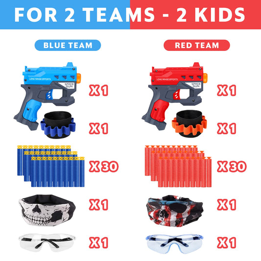 TiopLior 60 foam bullets for safe, soft-shooting gameplay.