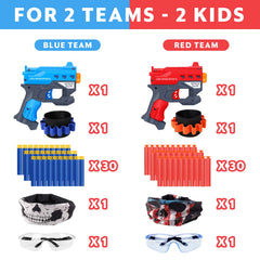 TiopLior 60 foam bullets for safe, soft-shooting gameplay.