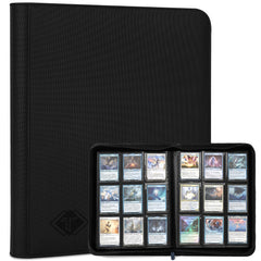 TiopLior Zip MTG Card Binder front view highlights durable construction for protection.