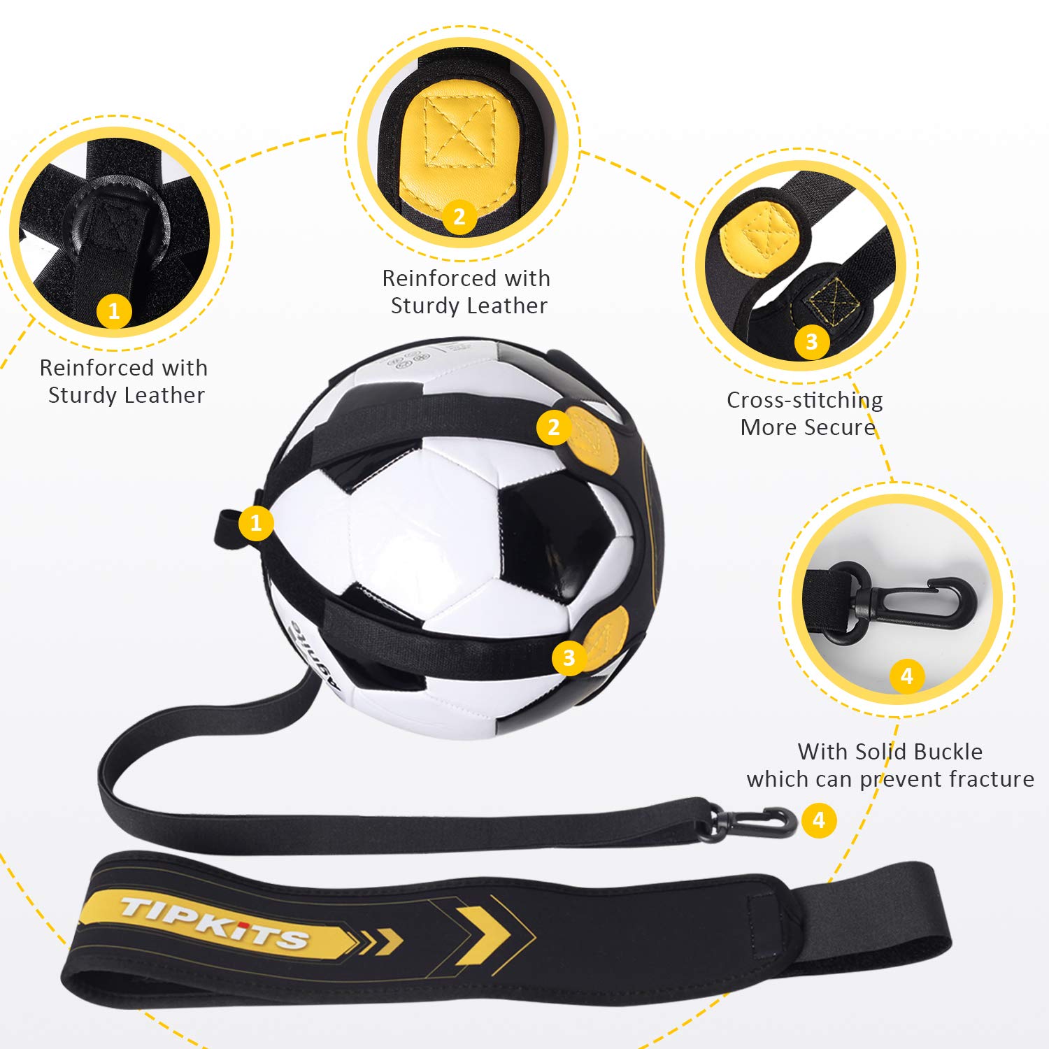 TIPKITS Belt elastic cord extended to 18 ft for extended drills