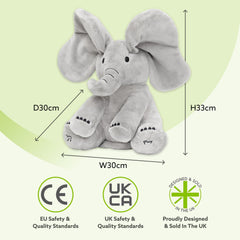 Tippi Peek-a-Boo Elephant gift-ready box for easy gifting