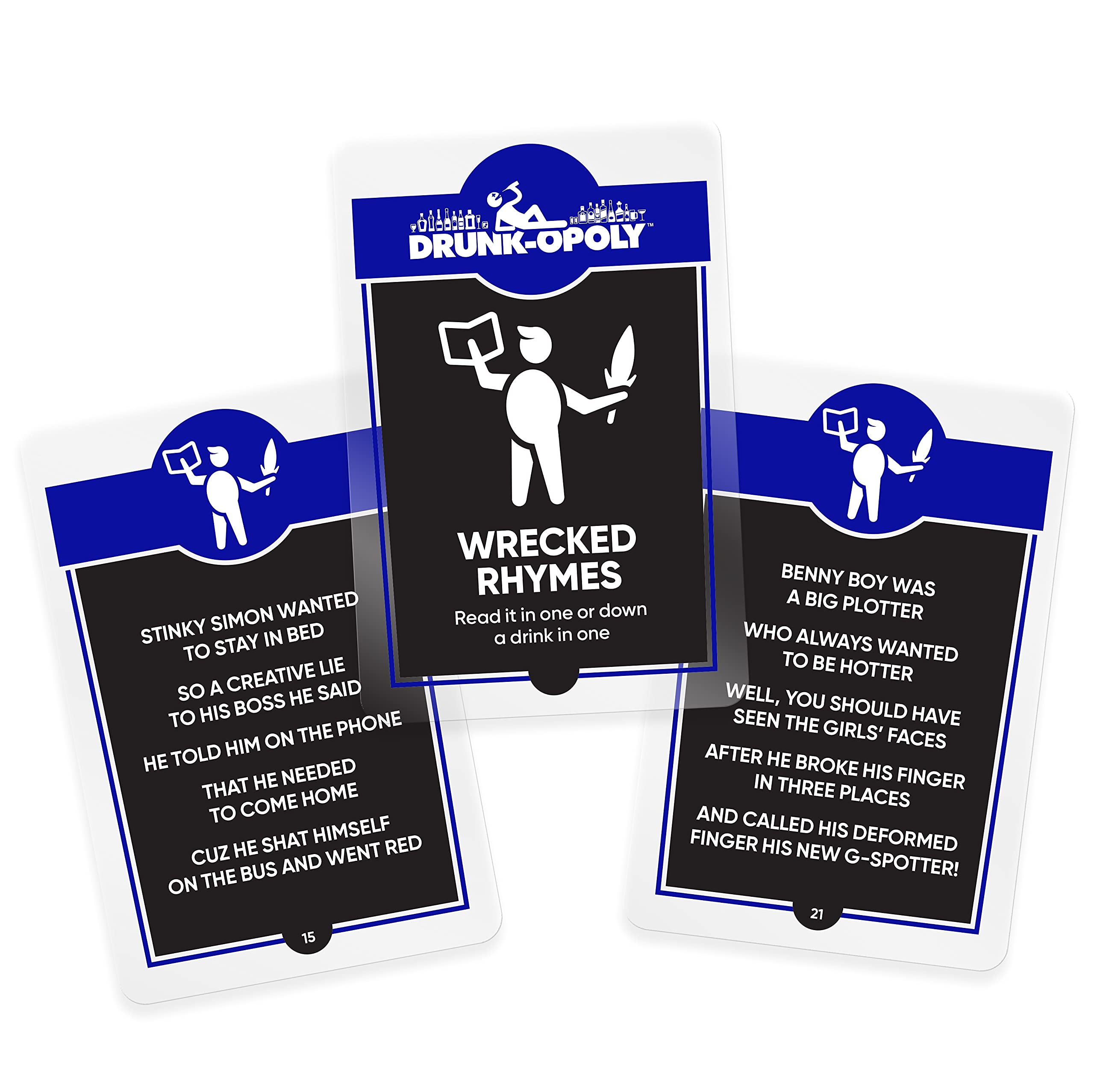 Tipsy Land Drunk-Opoly instruction sheet supporting smooth group play.