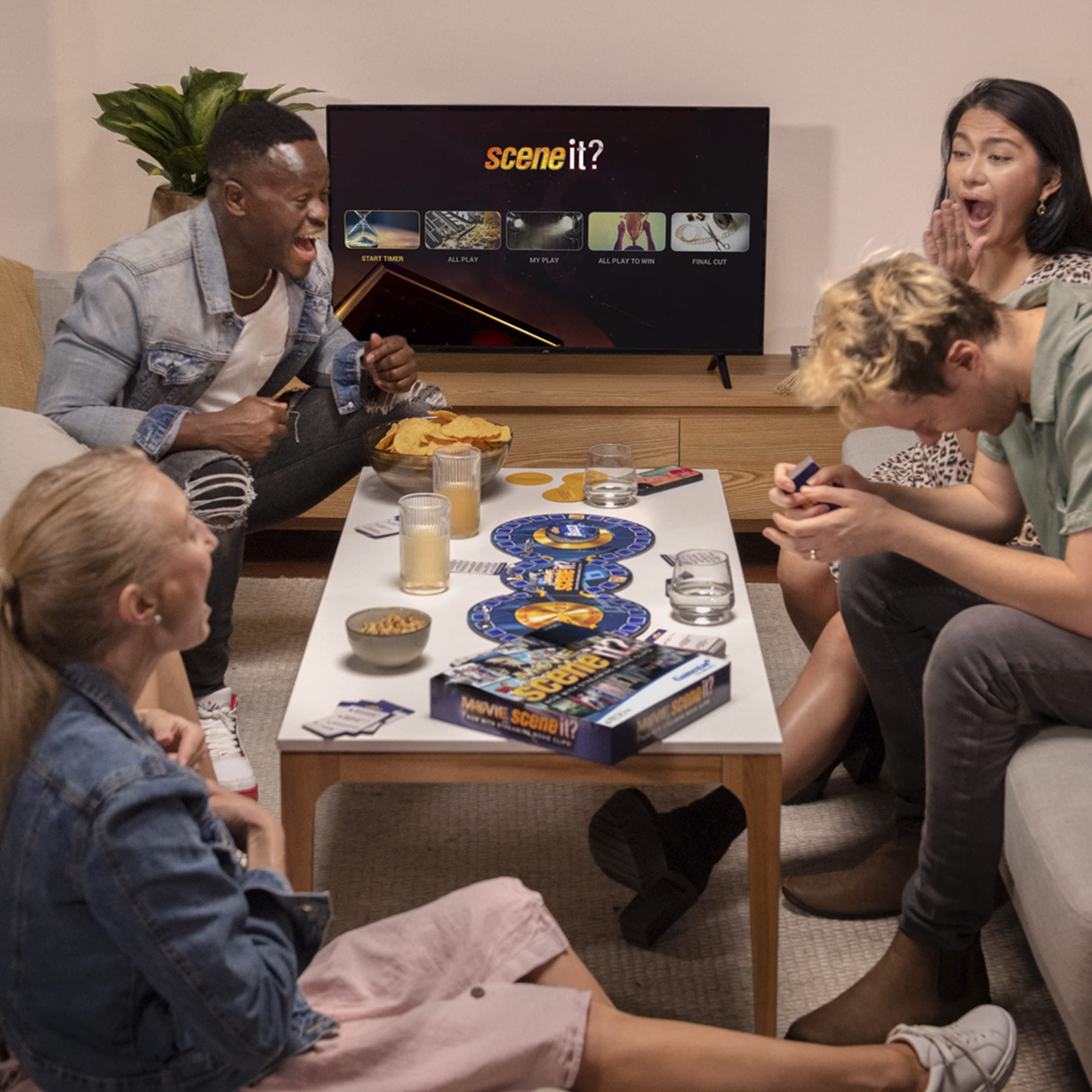 Tipsy Land Scene It dice set ready for quick, dynamic questions.