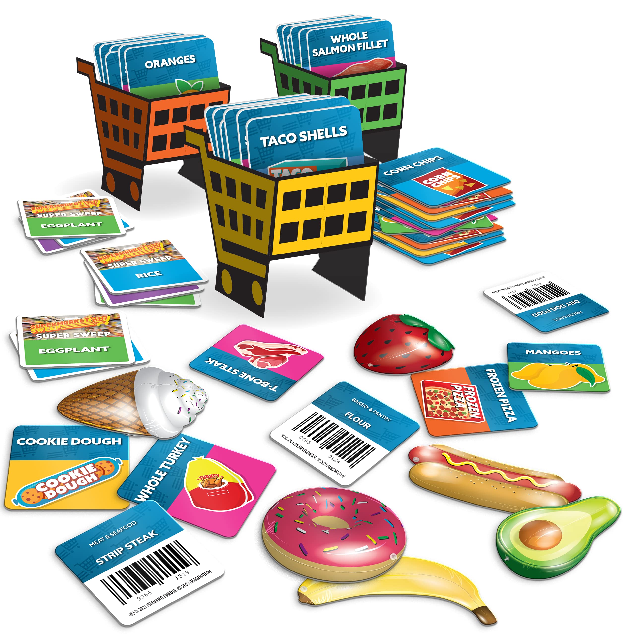 Tipsy Land shopping list cards prepared for planning and chaos