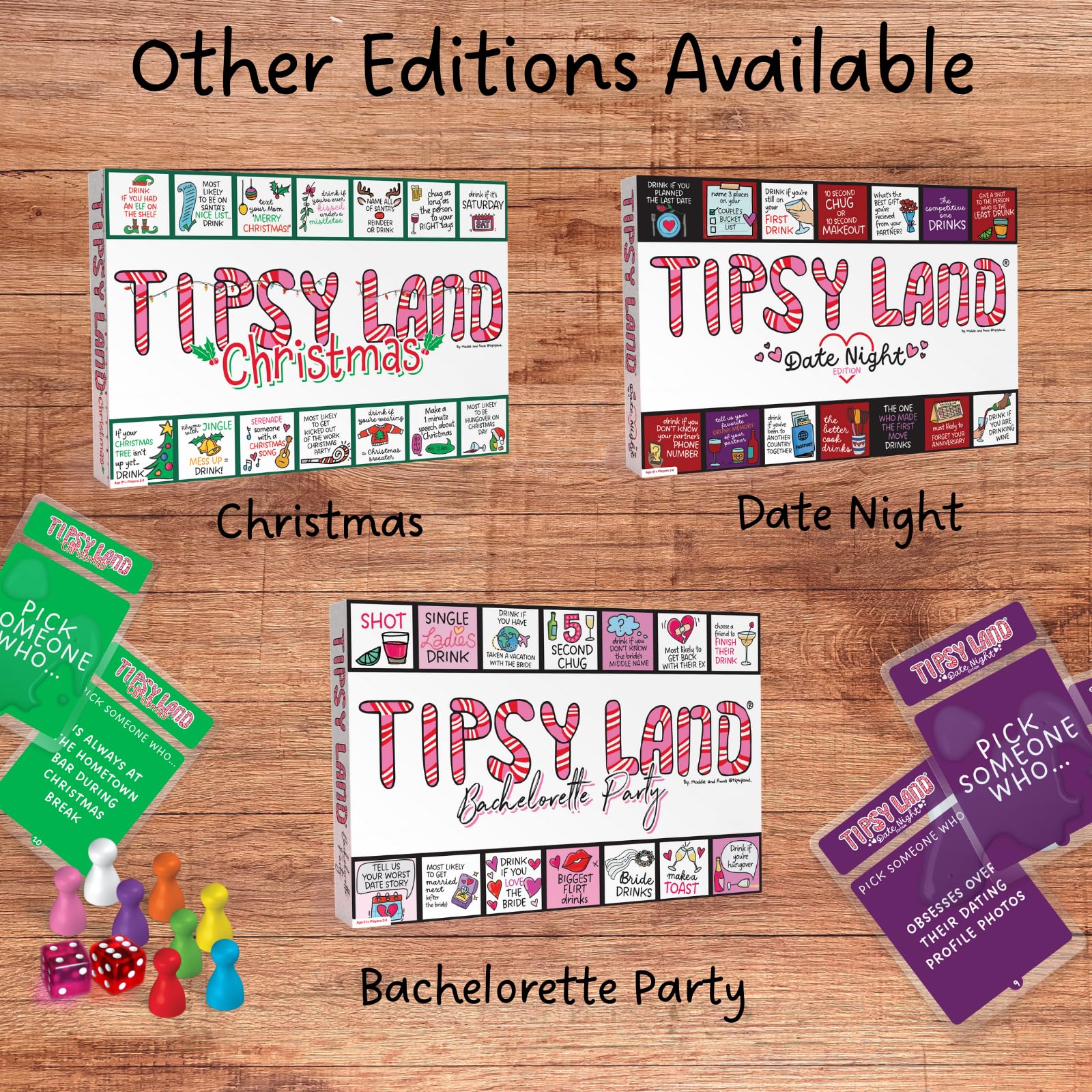 Tipsyland Original Edition box contents showcase complete set for ready to play.
