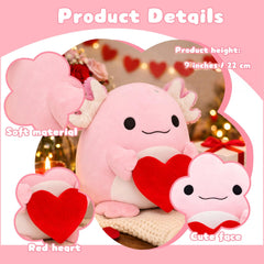 Tiralia axolotl plush as a thoughtful birthday gift for animal lovers.