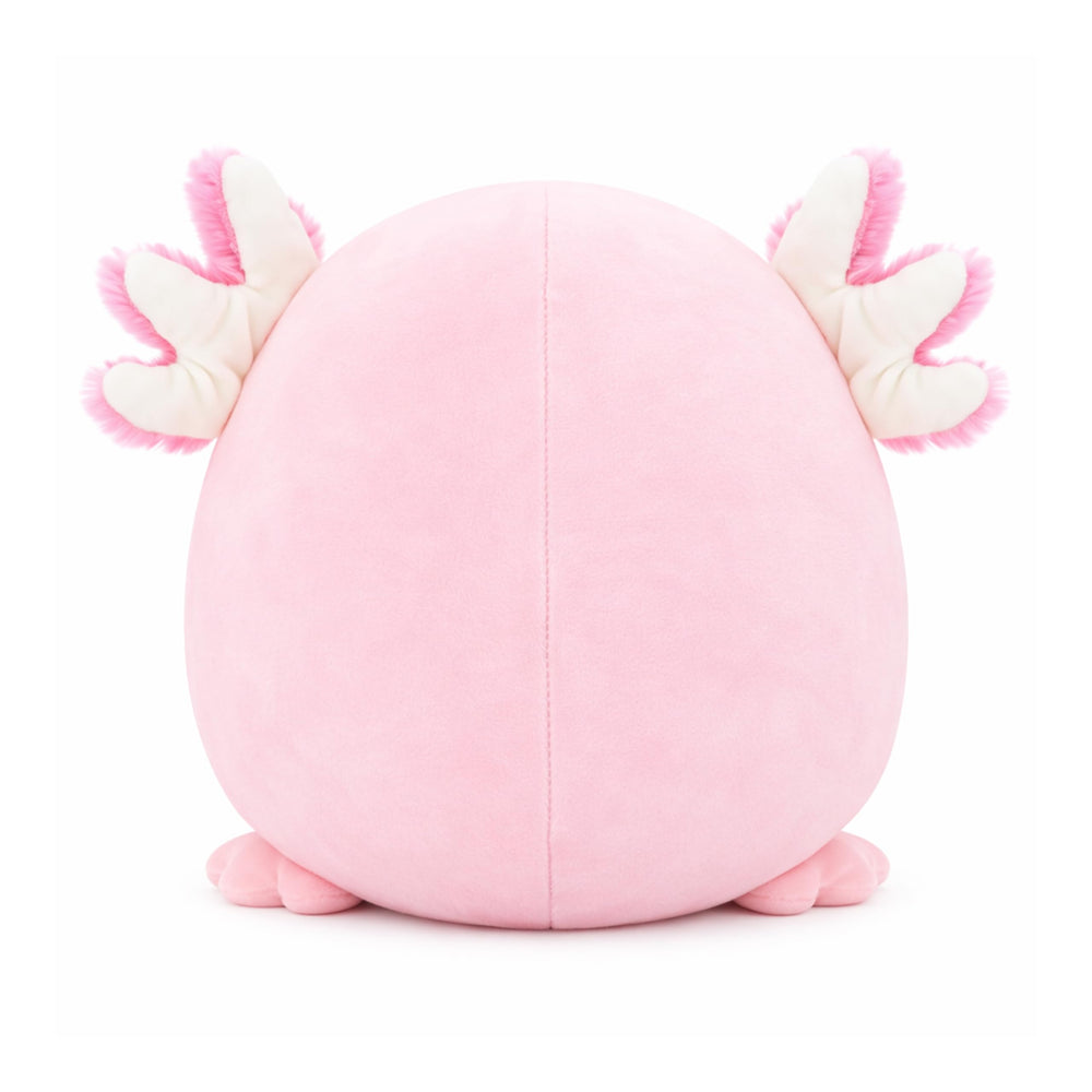 Tiralia axolotl plush showing strong stitching promises durability during hugs and play.