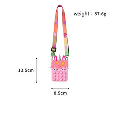 Tirdkid rainbow strap adjustable for comfortable crossbody wear