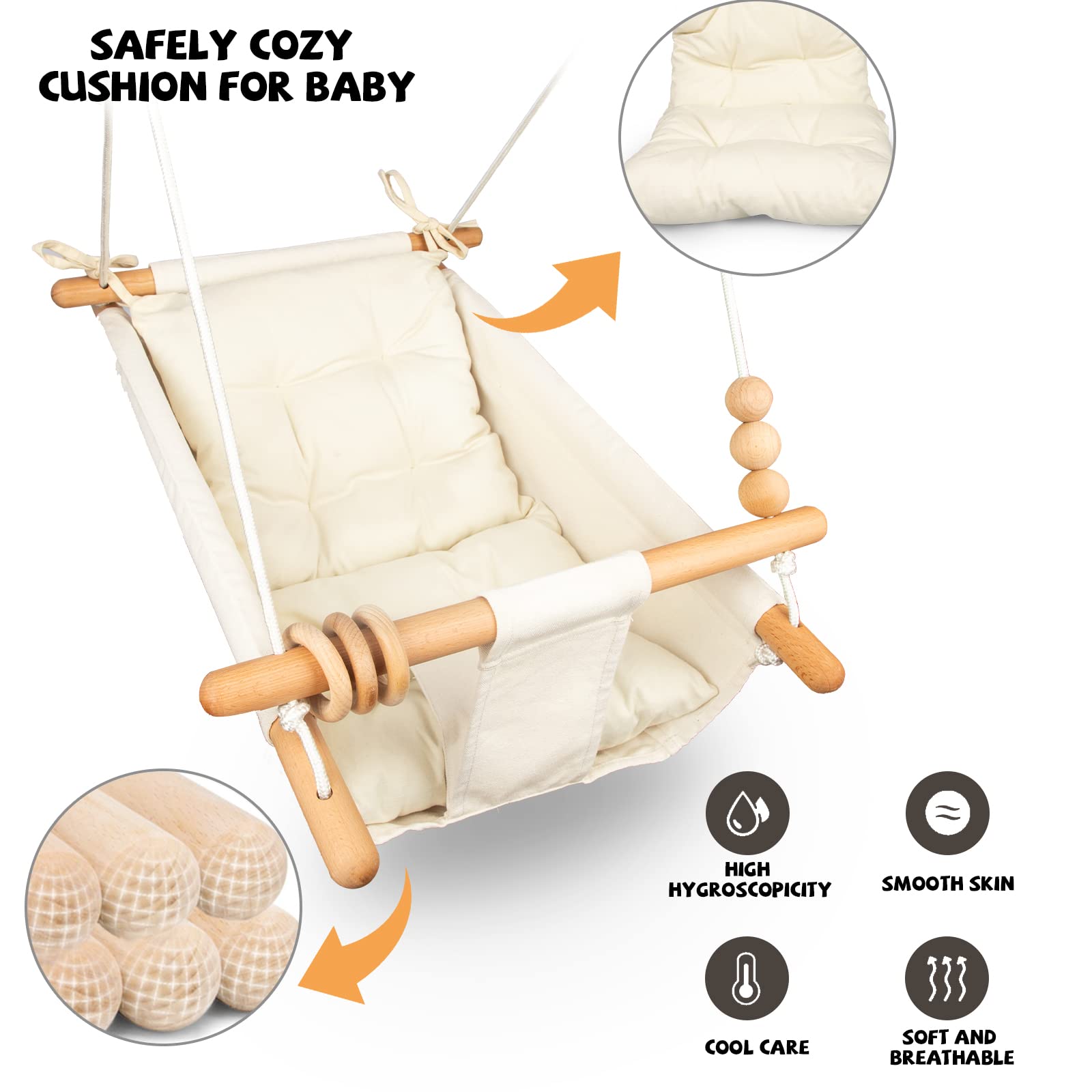 Tislly indoor outdoor usage demonstrates flexibility for porch, garden, or living room.