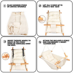 Tislly portable design allows quick placement with no tools.